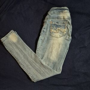 Wallflower Light Blue Skinny Jeans